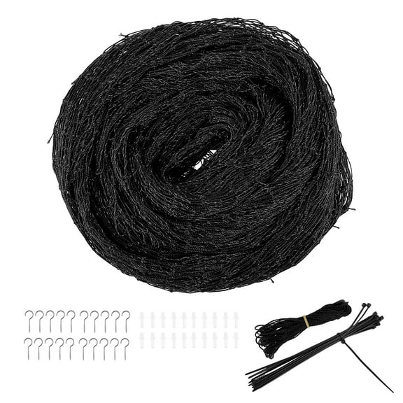 Threns Steel Wire Reinforced 9.8×13ft Cat Netting Balcony Weather Resistant Cat Safety Net Enduring Kitten Balcony Rail Net for Window Stair