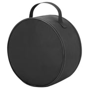Threns Telescopic Fan Storage Bag Large Capacity Fan Hand Bag Waterproof Folding Fan Case with Double Zipper