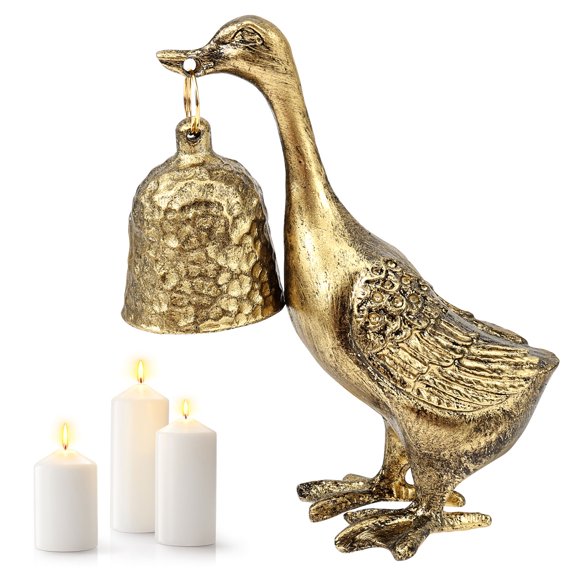 Threns Vintage Candle Snuffer, Antique Bronze Duck Candle Extinguisher, Decorative Metal Extinguisher Flame Snuffer Candle Accessory Gift for Home