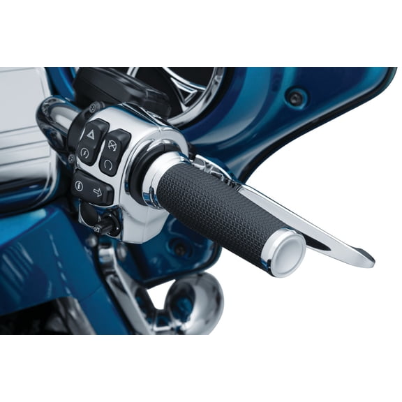 Thresher Grips for Electronic Throttle, Chrome