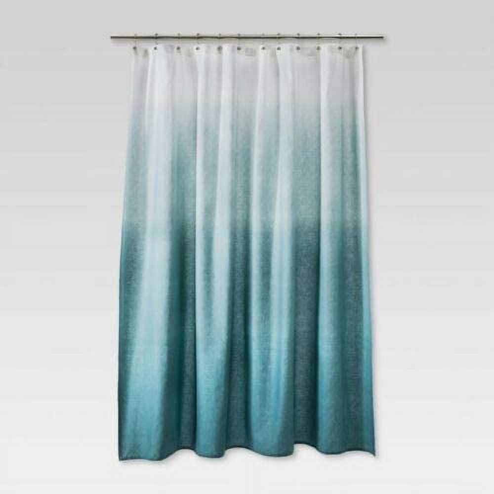 Threshold Cool Ombre Shower Curtain Teal
