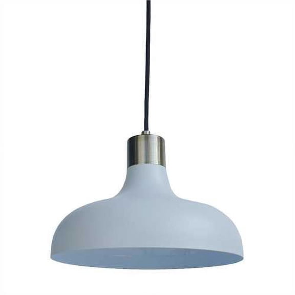Threshold Crosby Pendant Light - Gray w/ Antique Brass