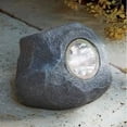 thumbnail image 1 of Threshold Gray Solar Powered 10 Lumen LED Rock Spotlight 4 Pk, 1 of 5