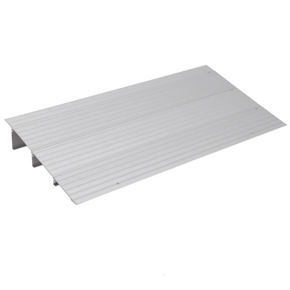 Threshold Ramps for Doorways, 1"- 5" Rise Aluminum Handicap Ramp, 700LB Capacity Front Door Ramp for Wheelchair Mobility Devices, Bikes, and Strollers