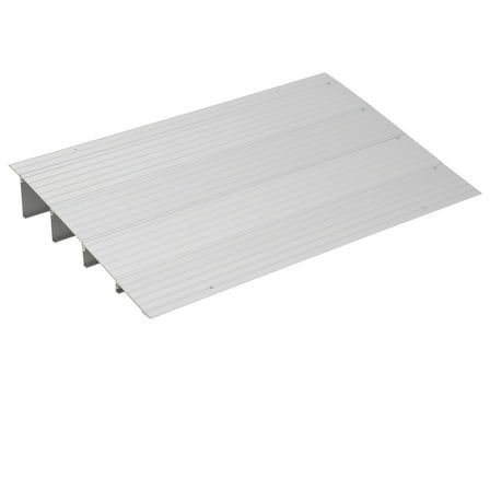 Threshold Ramps for Doorways, 1"- 5" Rise Aluminum Handicap Ramp, 700LB Capacity Front Door Ramp for Wheelchair Mobility Devices, Bikes, and Strollers