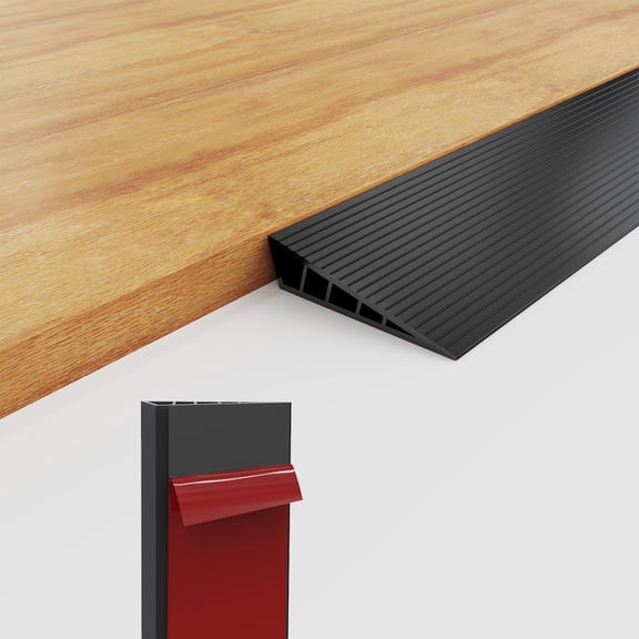 Adjustable And Cuttable Rubber Threshold Ramp, 2000 lb Limit