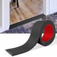 thumbnail image 1 of Threshold Ramps for Doorways Self-Adhesive Rubber Ramps for Door Threshold Rubber Door Threshold Ramp for Wheelchair Stroller Scooter Reducer Ramp (Black, 3” Wide x 6.6' Long), 1 of 8
