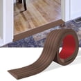 thumbnail image 1 of Threshold Ramps for Doorways Self-Adhesive Rubber Ramps for Door Threshold Rubber Door Threshold Ramp for Wheelchair Stroller Scooter Reducer Ramp (Brown, 2” Wide x 6.6' Long), 1 of 8