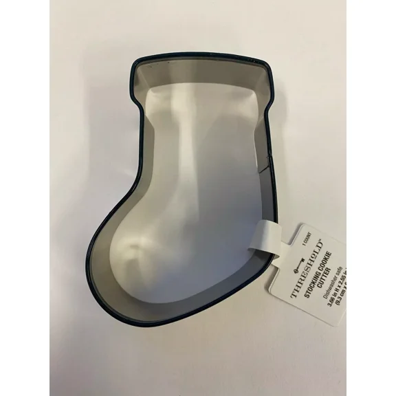 Threshold Stocking Shaped Cookie Cutter Christmas Party Swap 3.75" X 2"