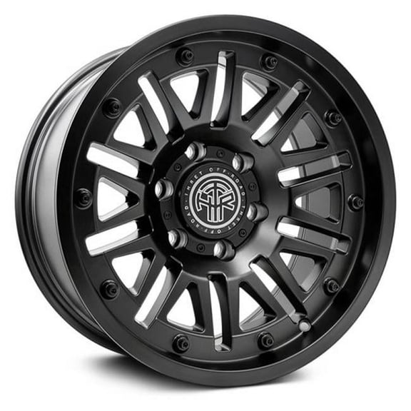 Thret Offroad Storm 701 17x9 -12 Satin Black Wheel 6x135 (QTY 1) 701G-1790T-12