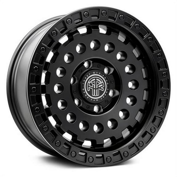 Thret Offroad Firewall 702 17x9 -12 Satin Black Wheel 5x127 5x5 (QTY 1)