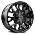 thumbnail image 1 of Thret Offroad Attitude 802 20x9 +0 Gloss Black Wheel 6x135 6x139.7 (QTY 1), 1 of 4