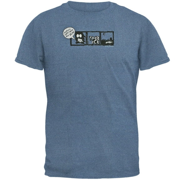 Thrice Men's Ghost Cartoon Short Sleeve T Shirt