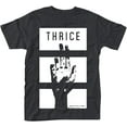 thumbnail image 1 of Thrice T Shirt Hand Band Logo Official Mens Black, 1 of 1