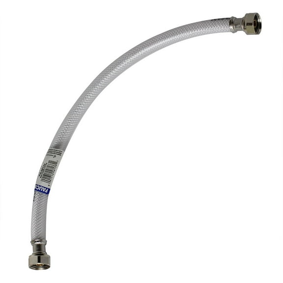 Thrifco 4400423 1/2 Inch FIP x 1/2 Inch FIP x 30 Inch Long Flexible Braided PVC Faucet Riser