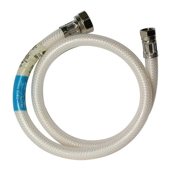 Thrifco 4400482 1/2 Inch Comp. x 1/2 Inch FIP Flexible Braided PVC 24 Inch Long Faucet Riser