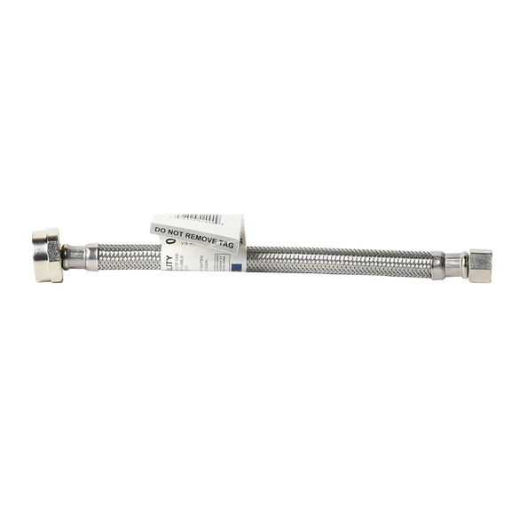 Thrifco 4401436 3/8 Inch Comp x 7/8 Inch Ballcock x 12 Inch Long Stainless Steel Toilet Riser