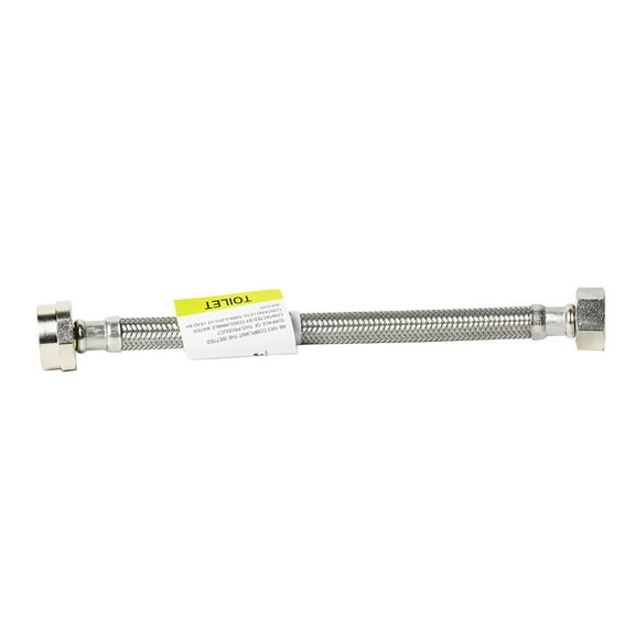 Thrifco 4401440 1/2 Inch FIP x 7/8 Inch Ballcock x 16 Inch Long Stainless Steel Toilet Riser