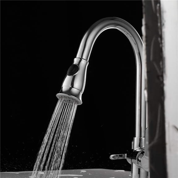Thrifco 4402493 Universal Replacement Sprayer Pull Out Spray Head for Kitchen Sink Pull-Down Faucet, Chrome