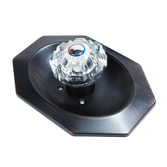 Thrifco 4402617 Aftermarket Tub/Shower Single Handle Trim Kit for Price Pfister Avante Style, Acrylic Handle, Oil Rubbed Bronze (ORB) Finish Faceplate Trim