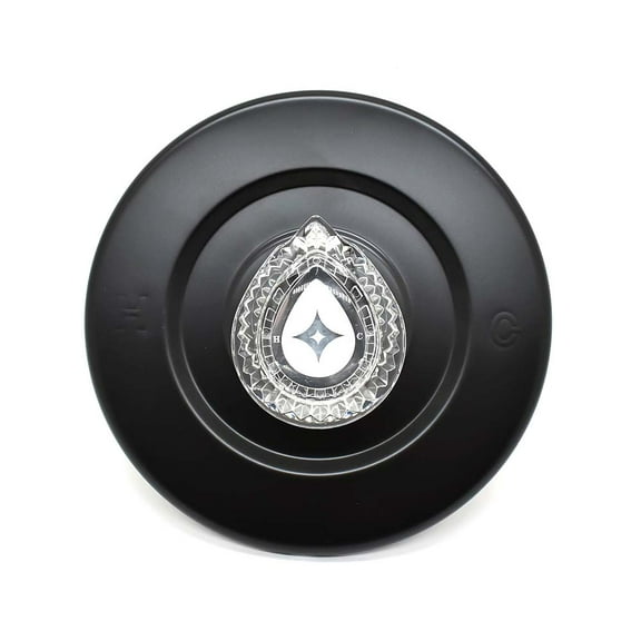 Thrifco 4402636 2636-T Tub/Shower Single Handle Trim Kit for Moen Chateau Style, Acrylic Handle, Matte Black Finish Faceplate Trim