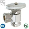 thumbnail image 1 of Thrifco 4405461 1/2 Inch FIP x 1/2 Inch Comp Multi Turn Brass Angle Stop Valve (Lead Free), 1 of 2