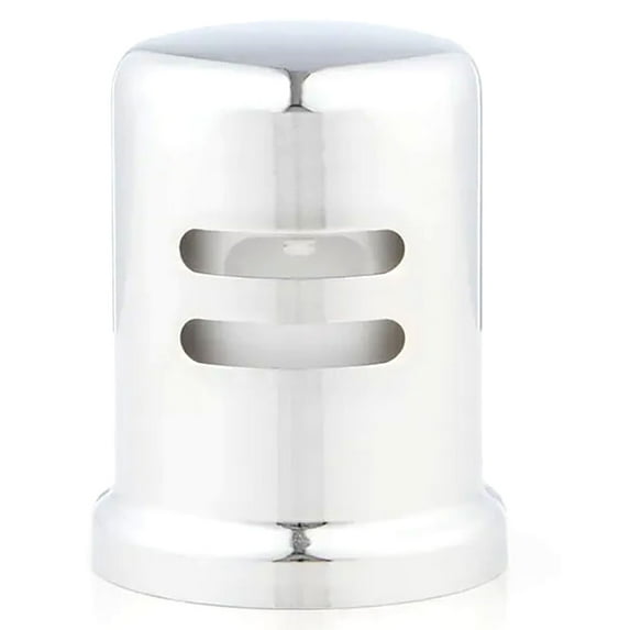 Thrifco 4405701 Kitchen Dishwasher Air Gap Cap (Flanged) - Chrome Plated Brass
