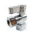 thumbnail image 1 of Thrifco 4406465 5/8 Inch Comp x 1/2 Inch Comp Quarter Turn Brass Angle Stop Valve (Lead Free), 1 of 4