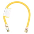 thumbnail image 1 of Thrifco 4408692 1/2 Inch OD X 3/8 Inch ID - 1/2 Inch MIP x 1/2 Inch FIP 48 Inch Long Yellow Epoxy Coated Stainless Steel Flexible Gas Connectors with EFV (Gastop), 1 of 6