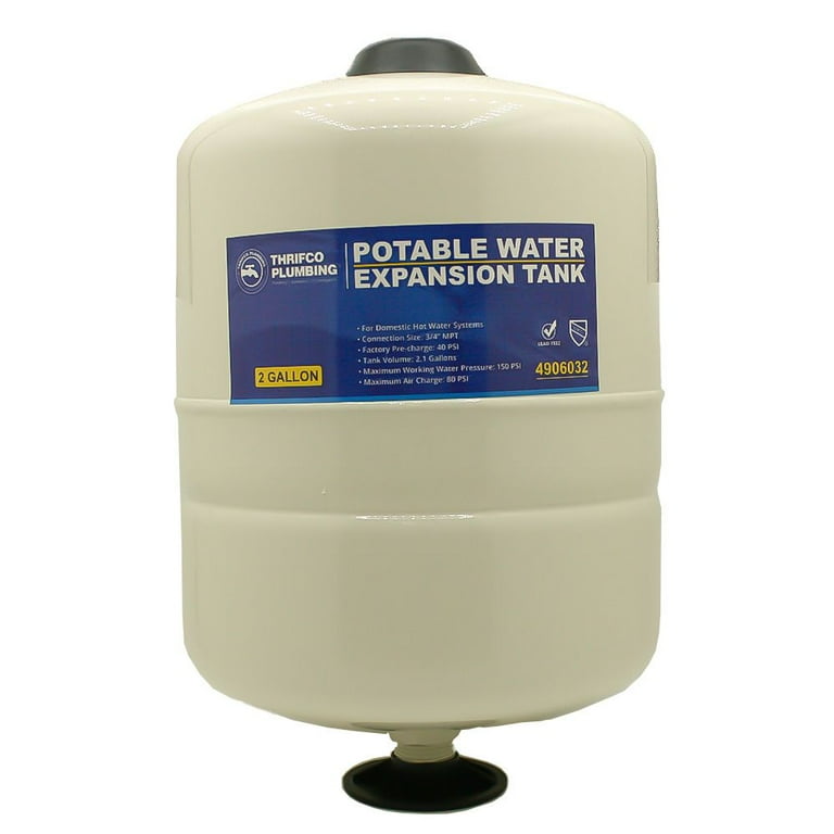 2.1 Gal. Potable Hot Water Heater Thermal Expansion Pressure Tank 2.1 Gal. Potable Hot Water Heater Thermal Expansion Pressure Tank