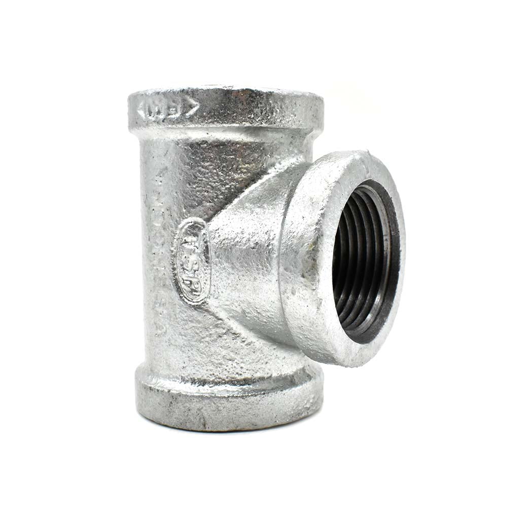 Thrifco 5217063 1/4 Inch Galvanized Steel Tee - Walmart.com