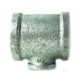 thumbnail image 1 of Thrifco 5217090 2 Inch x 2 Inch x 1 Inch Galvanized Steel Reducer Tee, 1 of 3
