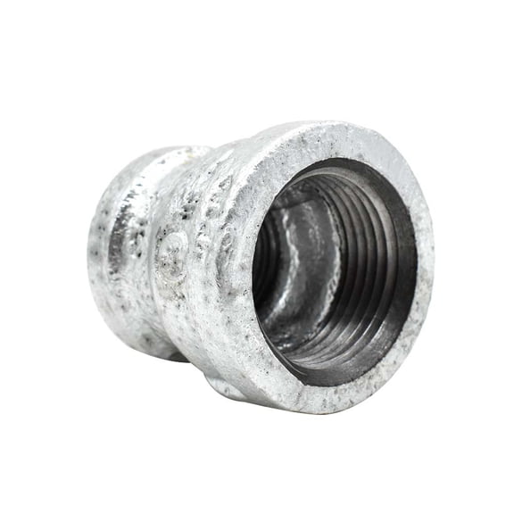 Thrifco 5218041 1-1/4 Inch x 3/4 Inch Galvanized Steel Reducer Coupling