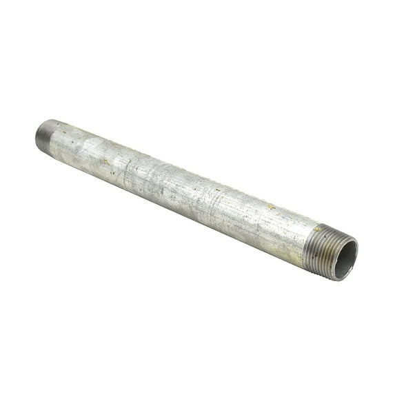 Thrifco 5220013 1/2 Inch x 8 Inch Galvanized Steel Nipple