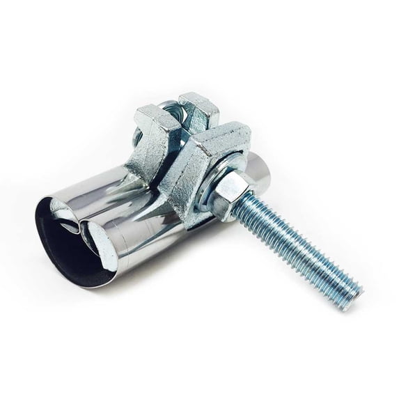 Thrifco 5244333 1-1/4 Inch x 3 Inch Stainless Steel Pipe Repair Clamp - Single Bolt