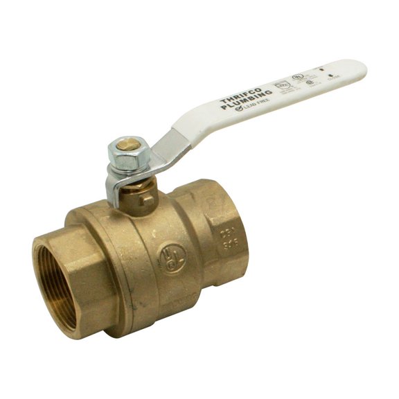 Thrifco 6415042 1/2 Inch IPS Brass Full Bore Valve
