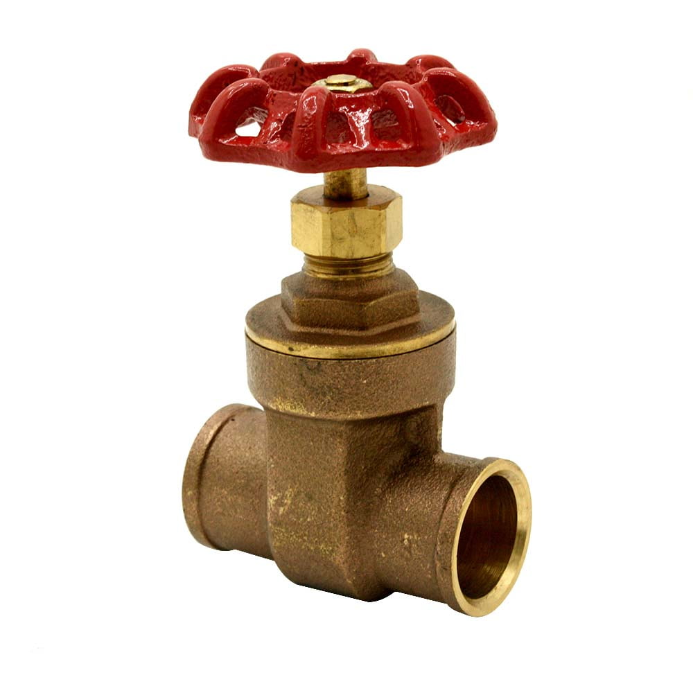 Thrifco 6417016 1-1/4 Inch CXC Brass Gate Valve - Economy - Walmart.com