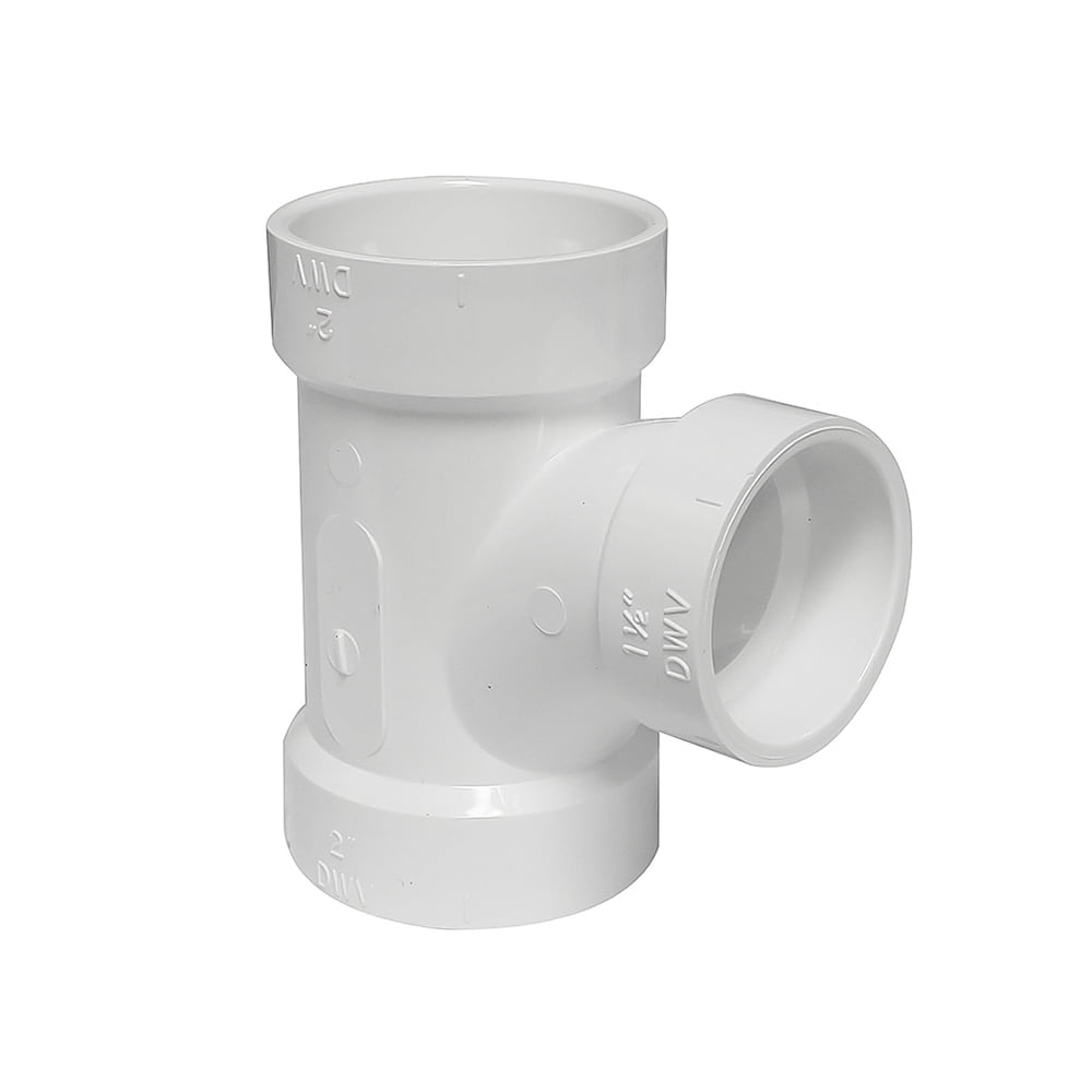 Thrifco 6752154 - 4 Inch PVC DWV Sanitary Tee - Walmart.com