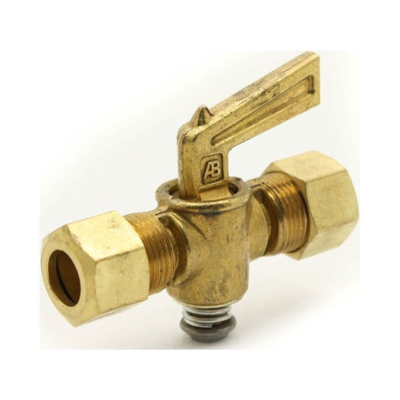 Thrifco 6922327 #7971 3/8 Inch Compression Lever Handle Air Cock Valve