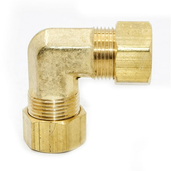 Thrifco 6965004 #65 5/16 Inch Lead-Free Brass Compression Elbow