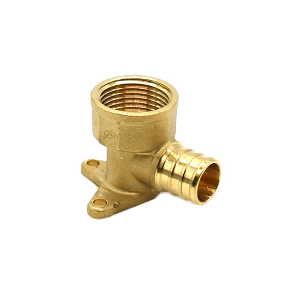 Thrifco 7910215 3/4" x 3/4" Drop Ear 90 Deg Elbow F1807 x FIP Lead Free PEX (B)