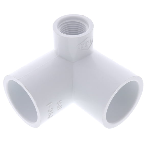 Thrifco 8114274 1 Inch Slip x 1/2 Inch Threaded PVC Side Outlet Elbow SCH 40
