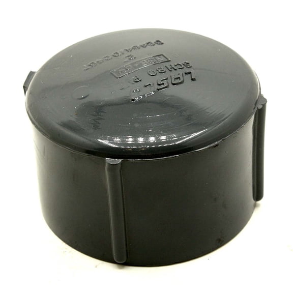 Thrifco 8213726 2 Inch Threaded PVC Cap SCH 80
