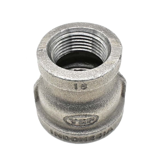 Thrifco 8318032 3/4 Inch X 1/2 Inch Black Steel Reducer Coupling