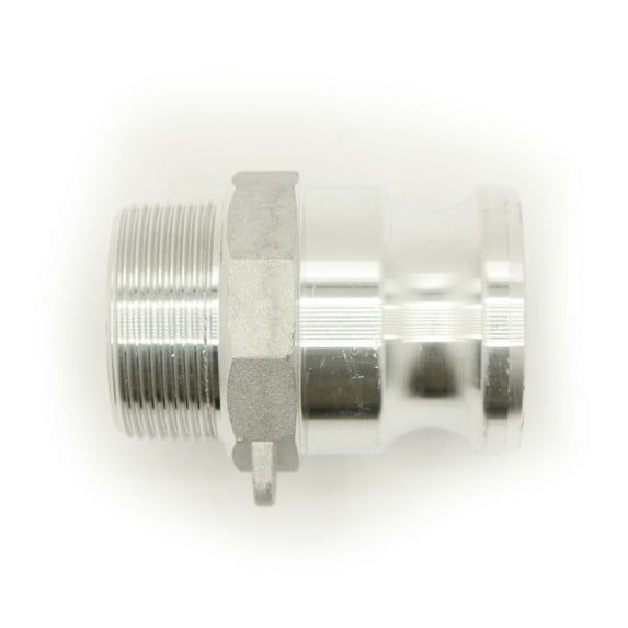 Thrifco 8613026 2 Inch Male Camlock Coupler x 2 Inch Male NPT Aluminum Fitting - Style F