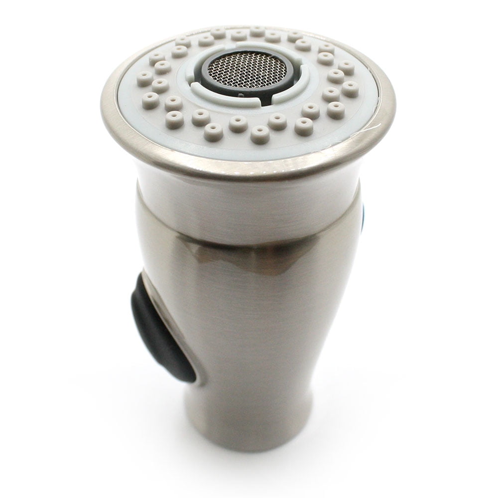Brushed Nickel Deck Mount Pull Down Faucet Spray Head