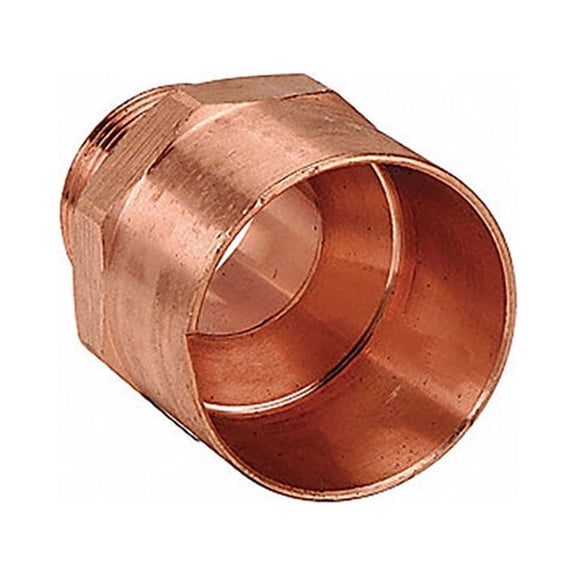 Thrifco Plumbing 5436108 3/4 Cop X 1/2 Ip Male Adapter