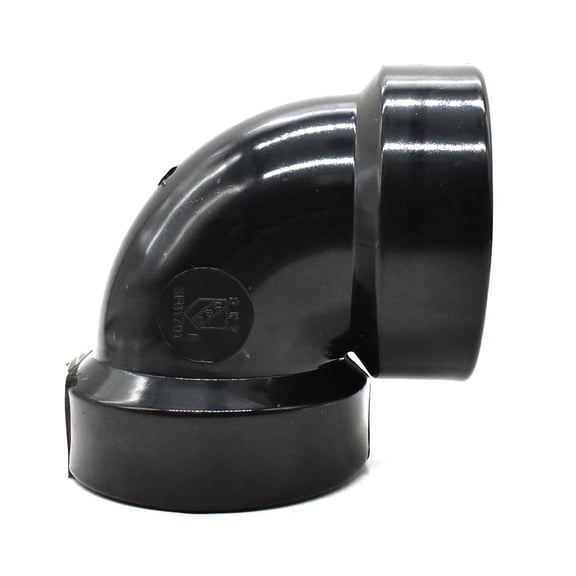 Thrifco Plumbing 6792203 92203 3 Inch ABS 1/4 Bend Vent Elbow