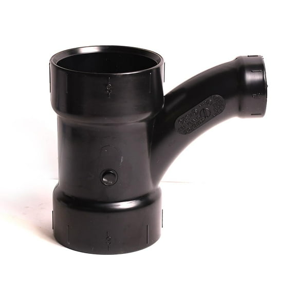 Thrifco Plumbing 6794326 94326 3 Inch X 3 Inch X 1-1/2 Inch ABS Reducing Combination Wye