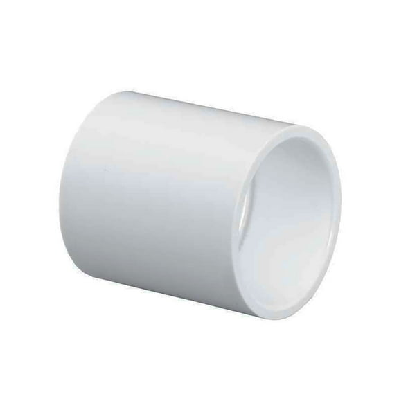 Thrifco Plumbing 8113770 2-1/2 Inch x 2-1/2 Inch Slip x Slip PVC Coupling SCH 40
